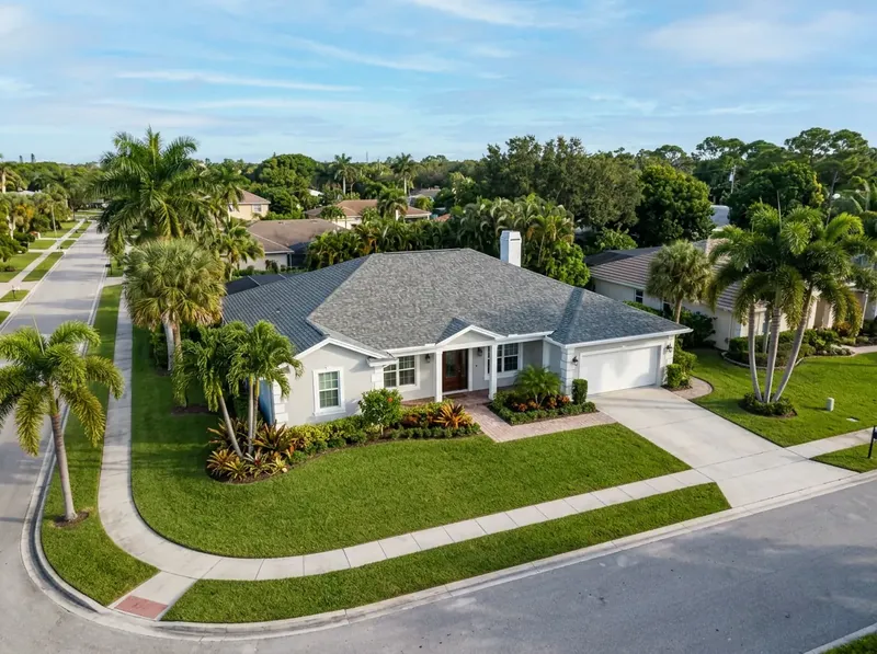 Illustrative South Florida home with shingle roofing