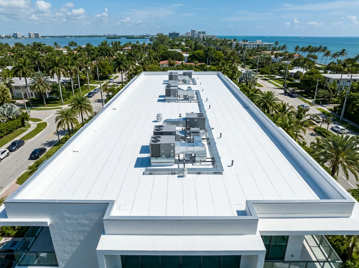 Illustrative South Florida home with tpo roofing